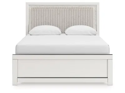 Signature Design by Ashley Zuraleus Queen Upholstered Panel Bed - PCB3381B6