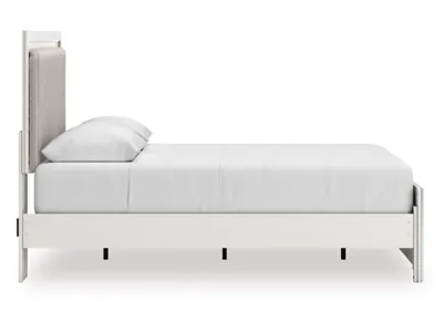 Signature Design by Ashley Zuraleus Queen Upholstered Panel Platform Bed - PCB3381B2