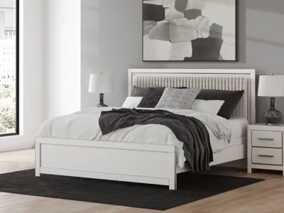 Signature Design by Ashley Zuraleus King Upholstered Panel Bed - PCB3381B10
