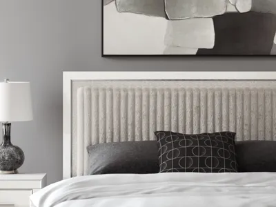 Signature Design by Ashley Zuraleus King Upholstered Panel Bed - PCB3381B10