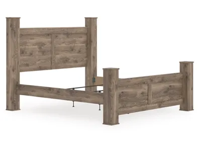 Signature Design by Ashley Rusticott King Poster Bed - PCB2260B7