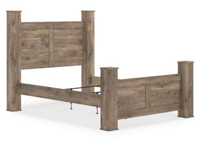 Signature Design by Ashley Rusticott Queen Poster Bed - PCB2260B4
