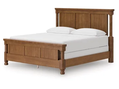 Signature Design by Ashley Rowlenstown California King Poster Bed - PCB824B5