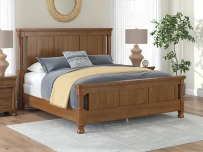 Signature Design by Ashley Rowlenstown King Poster Bed - PCB824B4