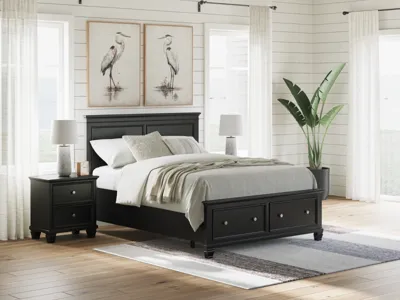 Signature Design by Ashley Lanolee Queen Panel Storage Bed - B687B17