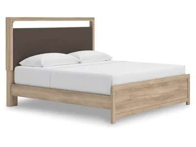 Signature Design by Ashley Kinlanni King Upholstered Platform Bed - PCB1360B16