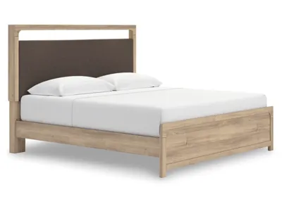 Signature Design by Ashley Kinlanni King Upholstered Platform Bed - PCB1360B16