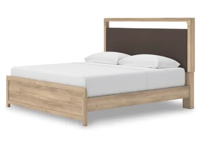 Signature Design by Ashley Kinlanni King Upholstered Platform Bed - PCB1360B16
