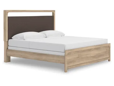 Signature Design by Ashley Kinlanni King Upholstered Panel Bed - PCB1360B15
