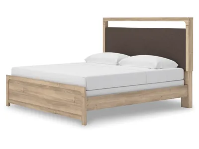 Signature Design by Ashley Kinlanni King Upholstered Panel Bed - PCB1360B15