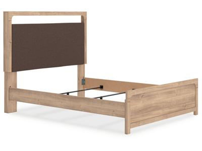 Signature Design by Ashley Kinlanni Queen Upholstered Panel Bed - PCB1360B4