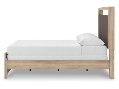 Signature Design by Ashley Kinlanni Queen Upholstered Panel Bed - PCB1360B4