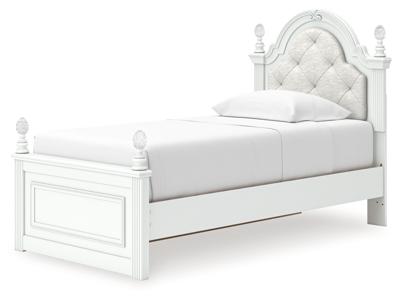 Signature Design by Ashley Kozlani Twin Upholstered Panel Storage Bed - PCB1819B9