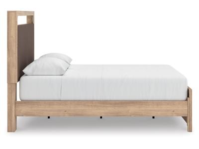 Signature Design by Ashley Kinlanni Queen Upholstered Platform Bed - PCB1360B10