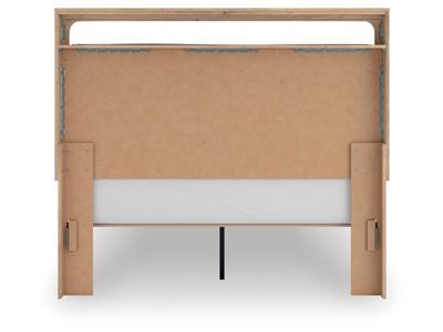 Signature Design by Ashley Kinlanni Queen Upholstered Platform Bed - PCB1360B10