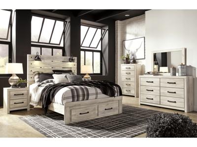 Signature Design by Ashley Cambeck Queen Panel Bed with 2 Storage Drawers - B192B8
