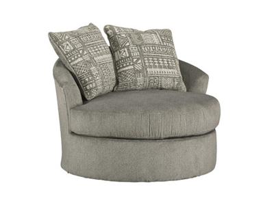 Signature Design by Ashley Soletren Swivel Accent Chair in Ash - 9510344