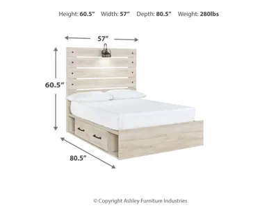 Signature Design by Ashley Cambeck Full Panel Bed with 4 Storage Drawers - B192B34