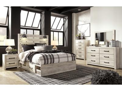 Signature Design by Ashley Cambeck Queen Panel Bed with 4 Storage Drawers - B192B24