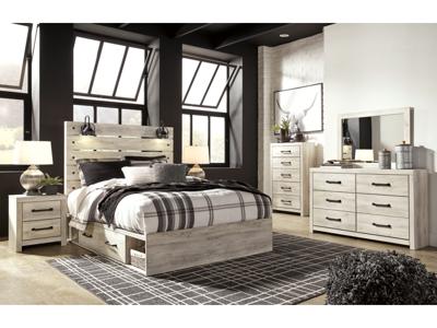Signature Design by Ashley Cambeck Queen Panel Bed with 2 Storage Drawers - B192B17