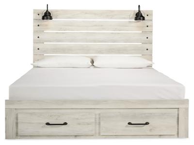 Signature Design by Ashley Cambeck King Panel Bed with 2 Storage Drawers - B192B31