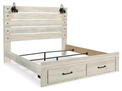 Signature Design by Ashley Cambeck King Panel Bed with 2 Storage Drawers - B192B31