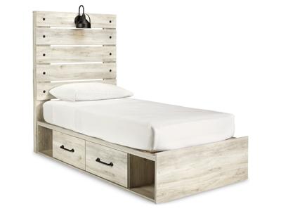 Signature Design by Ashley Cambeck Twin Panel Bed with 4 Storage Drawers - B192B21