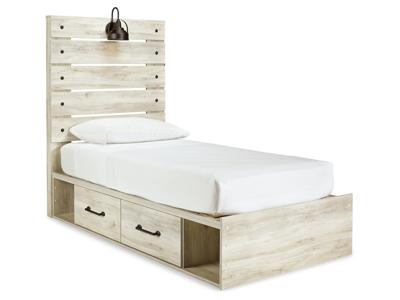 Signature Design by Ashley Cambeck Twin Panel Bed with 2 Storage Drawers - B192B13