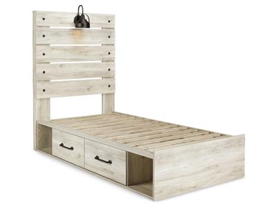 Signature Design by Ashley Cambeck Twin Panel Bed with 2 Storage Drawers - B192B13