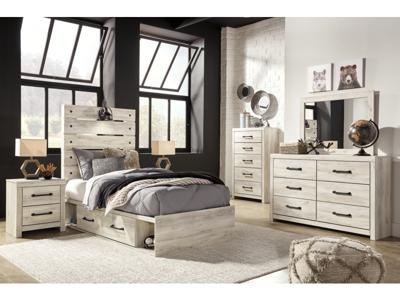 Signature Design by Ashley Cambeck Twin Panel Bed with 2 Storage Drawers - B192B13