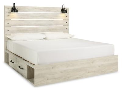 Signature Design by Ashley Cambeck King Panel Bed with 4 Storage Drawers - B192B27