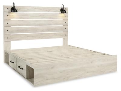 Signature Design by Ashley Cambeck King Panel Bed with 4 Storage Drawers - B192B27