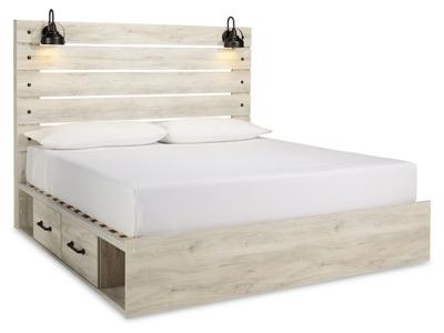 Signature Design by Ashley Cambeck King Panel Bed with 2 Storage Drawers - B192B19