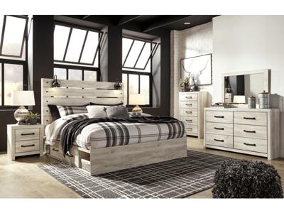 Signature Design by Ashley Cambeck King Panel Bed with 2 Storage Drawers - B192B19