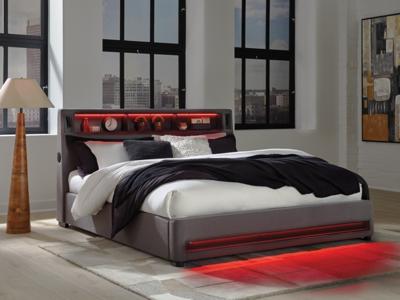 Signature Design by Ashley Finigale California King Upholstered Bed with Wireless Audio - PCB2721B22