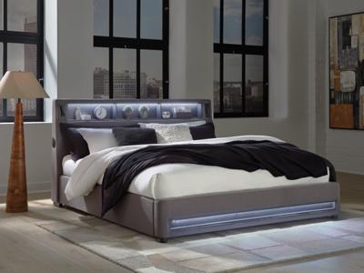 Signature Design by Ashley Finigale California King Upholstered Bed with Wireless Audio - PCB2721B22