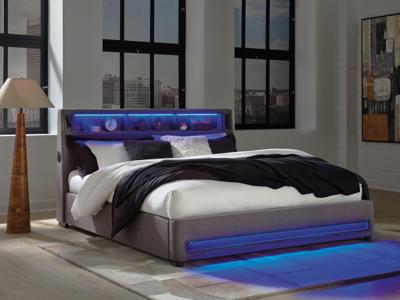 Signature Design by Ashley Finigale California King Upholstered Bed with Wireless Audio - PCB2721B22