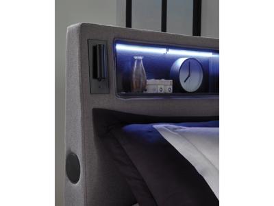 Signature Design by Ashley Finigale California King Upholstered Bed with Wireless Audio - PCB2721B22