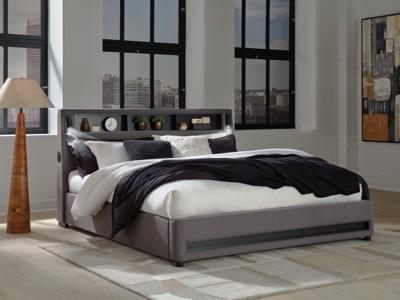 Signature Design by Ashley Finigale King Upholstered Bed with Wireless Audio - PCB2721B21