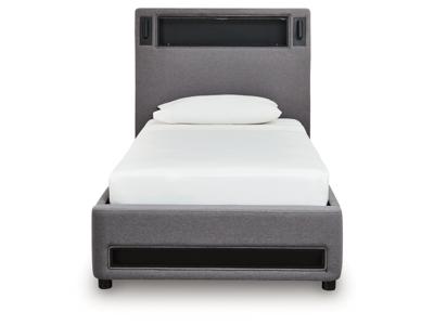 Signature Design by Ashley Finigale Twin Upholstered Bed with Wireless Audio - PCB2721B23