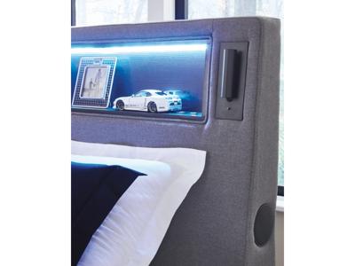 Signature Design by Ashley Finigale Twin Upholstered Bed with Wireless Audio - PCB2721B23