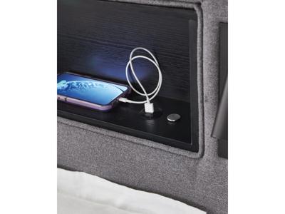 Signature Design by Ashley Finigale Twin Upholstered Bed with Wireless Audio - PCB2721B23