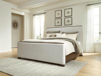 Signature Design by Ashley Radkin Queen Upholstered Panel Bed - PCB843B2