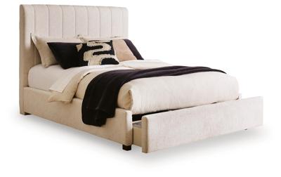 Signature Design by Ashley Brizmore Queen Upholstered Storage Bed - PCB2611B4