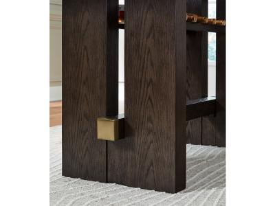 Signature Design by Ashley Burkhaus Counter Height Dining Table and 4 Barstools - D984D5