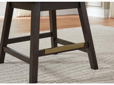 Signature Design by Ashley Burkhaus Counter Height Dining Table and 4 Barstools - D984D5