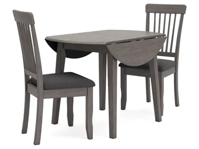 Signature Design by Ashley Shullden Dining Table and 2 Chairs - D194D2