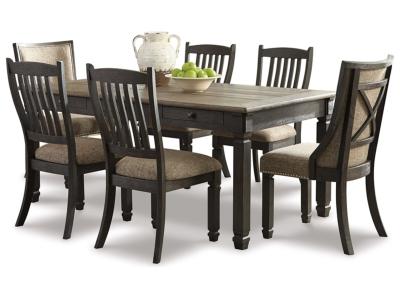Signature Design by Ashley Tyler Creek Dining Table with 6 Chairs - D736D7