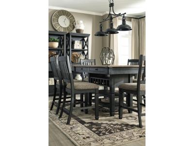 Signature Design by Ashley Tyler Creek Counter Height Dining Table with 4 Barstools - D736D3