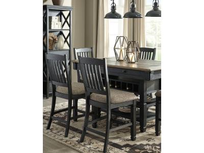 Signature Design by Ashley Tyler Creek Counter Height Dining Table with 4 Barstools - D736D3